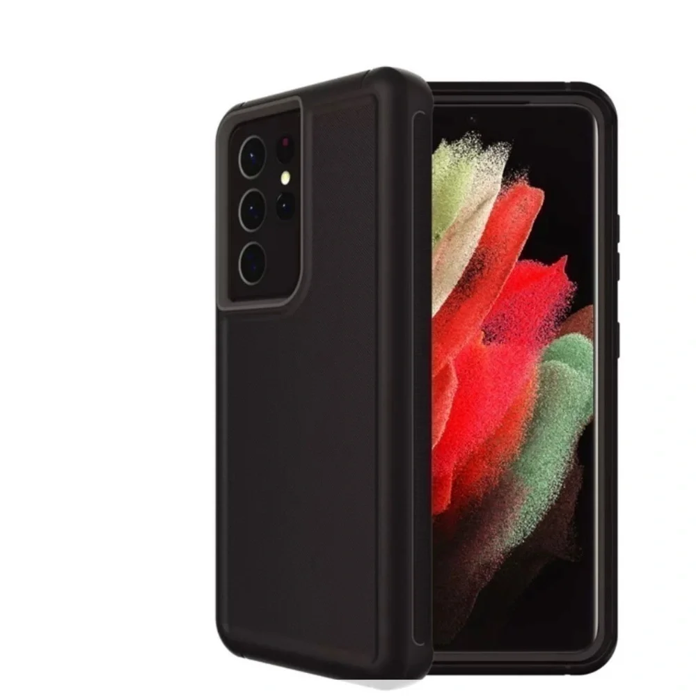 SAMSUNG Rugged Protective Cover for Galaxy S21 Ultra 5G - Black